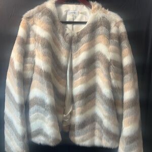 Calvin Klein fur jacket